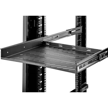 Příslušenství pro DJ techniku Renkforce RF-3432150 19 palec přístrojová police pro datové skříně 1 U vysouvací Vhodné pro hloubku skříně: od 500 mm če