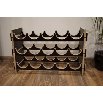 Stojan na víno Stojan na víno tmavě hnědý