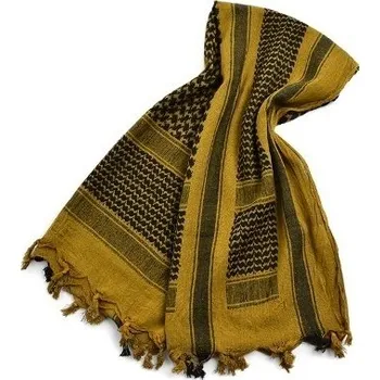 Šátek Šátek Shemag Palestina hnědo/černý