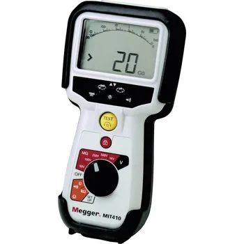Multimetr Megger MIT410/2 tester izolací 50 V, 100 V, 250 V, 500 V, 1000 V, 100 GΩ
