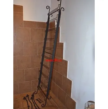 Vinotéka Kovaný držák na skleničky 7 nýty