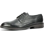 Klondike pánské kožené společenské boty - černé