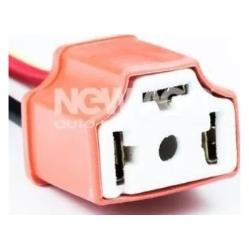 Elektrická zásuvka Keramická zástrčka žárovky H-4 s dráty (1 ks), Keramická zástrčka H4, NEW AGE, NA008/2