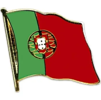 Odznak (pins) 20mm vlajka Portugalsko - barevný