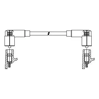 Zapalovací kabel zapalovací kabel, , 7749930, BREMI, 177/24