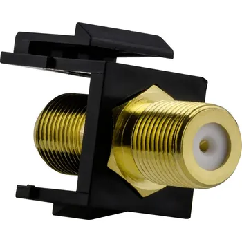 Elektrická zásuvka Merten vestavný satelitní zásuvka černá MEG4586-0001 1 ks