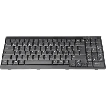 Síťový prvek Digitus DS-72000DE kabelový KVM tlačítko německá, QWERTZ černá