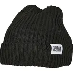 Čepice zimní Urban Classics Yarn Fisherman Beanie - černá