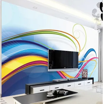 Fototapeta Solution Media 3D tapeta - Kreativní barevná linie MU3247 6 - Samolepící tapeta - 380-450g/m2