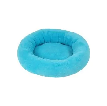 Pelíšek pro psa Pelech Amélie plyš kulatý 60cm Tyrkys A31 1ks
