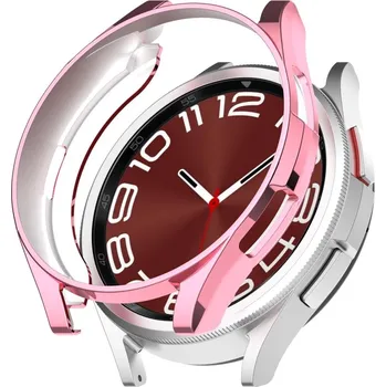 VSECHNONAMOBIL 63682 TPU HALF COVER Obal pro Samsung Galaxy Watch 6 Classic 47mm růžový