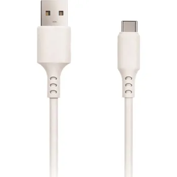 Datový kabel SETTY kabel USB - USB-C 3,0 m 2A bílý (GSM166436)