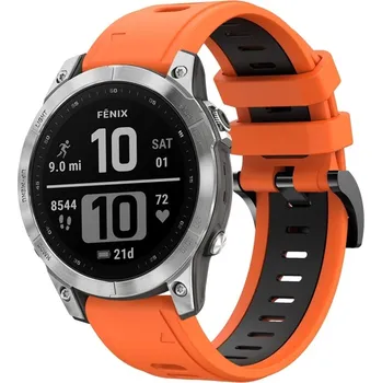 VSECHNONAMOBIL 61260 SPORTY Univerzální řemínek pro modely Garmin Instinct oranžový