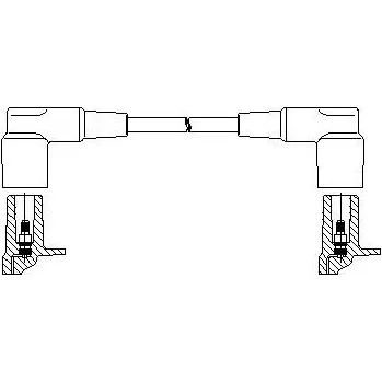 Zapalovací kabel zapalovací kabel, , 1282433, BREMI, 182/30