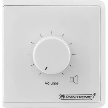 Omnitronic 80711007 vestavné ELA regulátor hlasitosti mono bílá