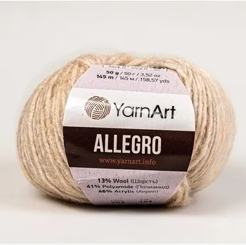 Příze Pletací příze YarnArt ALLEGRO 704 béžovo-smetanová, melírovaná, 50g/145m