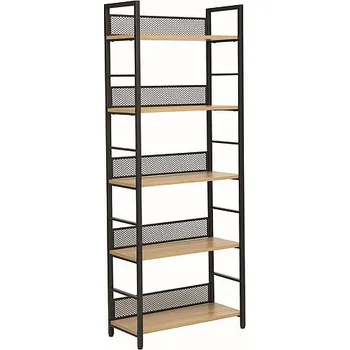 Knihovna Nábytek PEGAS s.r.o. Regál RAW R5, Dub/Černý