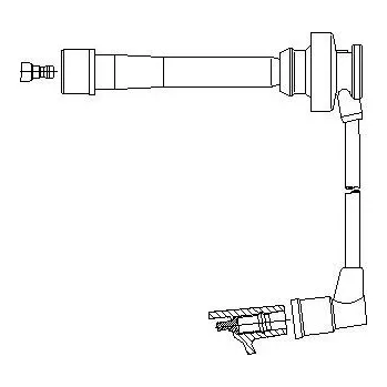 Zapalovací kabel zapalovací kabel, , BREMI, 386/40
