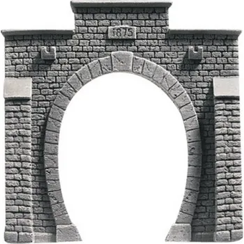 Modelová železnice NOCH 58041 PROFI plus H0 portál tunelu 1kolejná hotový model z tvrdé pěny , nenatřená