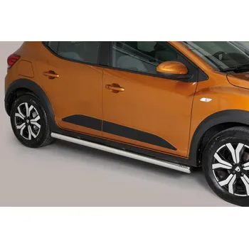 Tuning Boční ochrana DACIA Sandero Stepway 2021- Misutonida TPS/489 Leštěný nerez