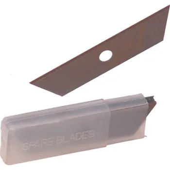 Pracovní nůž Čepel do bezpečnostního nože - trapéz s dírou 10 ks