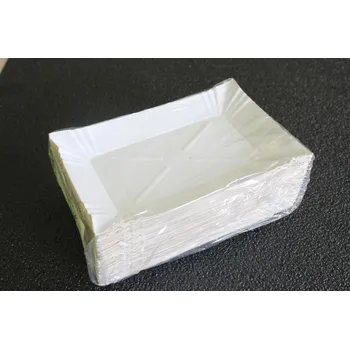 Jednorázové nádobí Tácek papírový 14 x 21cm / 100ks