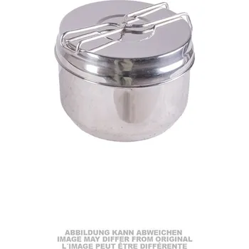 Kempingové nádobí Ešus armádní AČR 3-dílný - stříbrný