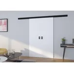 Nábytek PEGAS s.r.o. Dveře posuvné nástěnné dvoukřídlé TOPPO 160 White+Black