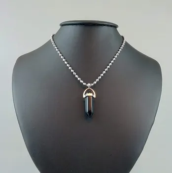 Řetízek Řetízek s minerálem - Černý achát