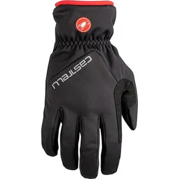 Cyklistické rukavice CASTELLI Cyklistické rukavice dlouhoprsté - ENTRATA THERMAL WNT - černá L