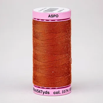 Nit Univerzální šicí nit Amann ASPO 120 polyesterová, terakota 1074, návin 500m