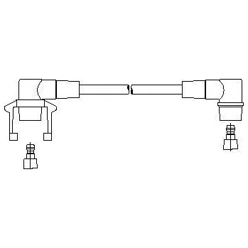 Zapalovací kabel zapalovací kabel, , 7700720556, BREMI, 787/63