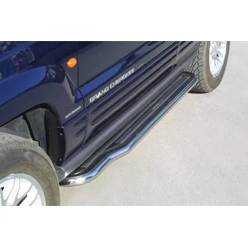 Tuning Boční nášlapy JEEP Grand Cherokee 1999-05 Misutonida P/95 Leštěný nerez