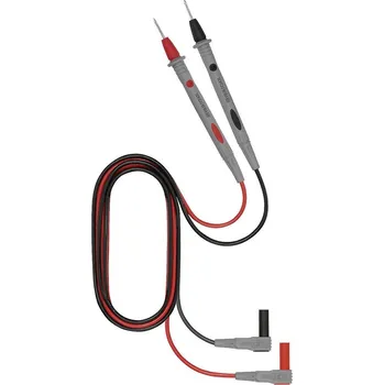 Měřicí kabel Weidmüller 125S_2606 sada bezpečnostních měřicích kabelů lamelová zástrčka 4 mm zkušební hroty 1.00 m černá, červená 1 k