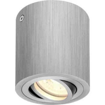 BIG WHITE TRILEDO CL vnitřní stropní nástavbové svítidlo, QPAR51, kartáčovaný hliník, max. 10W 1002012