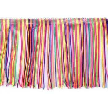 Galanterie Třásně šíře 14 cm neon