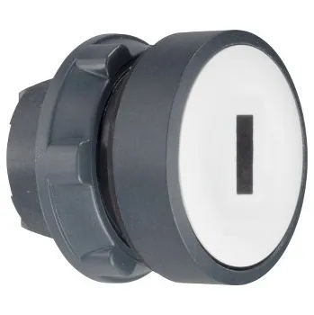 vypínač SCHN ZB5AA131 Ovládací hlavice stiskací se symbolem, lícující - bílá