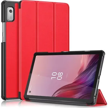 Pouzdro na tablet VSECHNONAMOBIL 56635 LEATHER Zaklápěcí obal pro Lenovo Tab M9 červený
