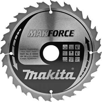 Pilový kotouč Makita B-32247 Makforce pilový kotouč 190x30mm 24Z free_store_pickup