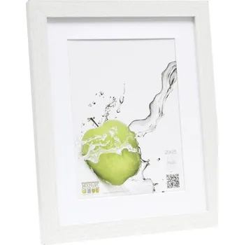 Rám na obraz Deknudt S66KF1 P1 20X25 vyměnitelný fotorámeček Formát papíru: 20 x 25 mm bílá