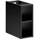 ArtCom Regál do koupelny SANTA FE Black 81-01