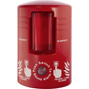 Detektor CO B-SAFETY TOP-ALARM požární alarm s optickou signalizací na baterii