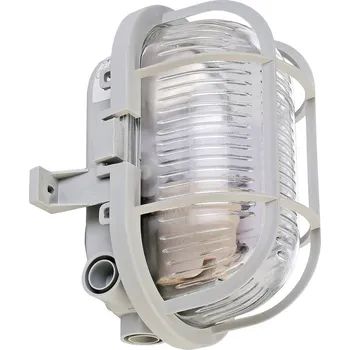 Venkovní osvětlení Deko Light Syrma Oval Grau 401013 venkovní stropní osvětlení, venkovní nástěnné osvětlení E27 šedá