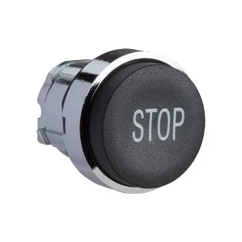 vypínač SCHN ZB4BL234 Ovládací hlavice stiskací se symbolem, s přesahem - černá