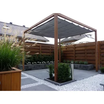 Stínicí plachta Nesling Zahradní baldachýn 2,9 x 3 m - Antracitová