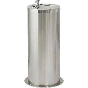 Sanela Nerezové pitné fontánky - Pitná fontánka s tlačnou armaturou, nerez SLUN 23