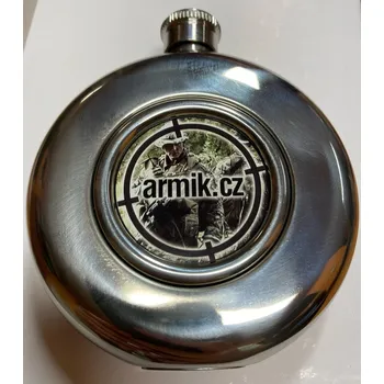 Placatka Kulatá placatka 150 ml Armik.cz - stříbrná