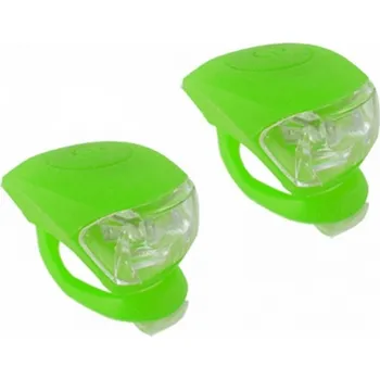 Cyklosvítilna BLIKAČKA PŘEDNÍ 4RACE SILICON ZELENÉ