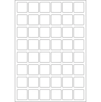 Samolepící etiketa Etikety PRINT 30x30 mm bílé (balení 100xA4)