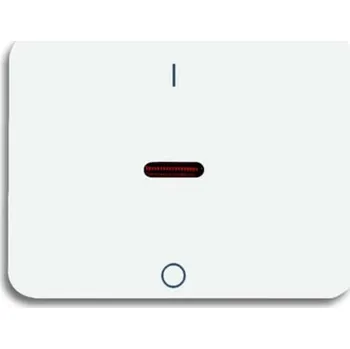 vypínač Busch-Jaeger kryt tlačítko Alpha exclusiv, Alpha Nea bílá, dopravní bílá 2CKA001751A2326 1 ks